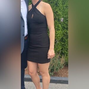 Maria Bianca Nero Cocktail Black Dress Size Medium